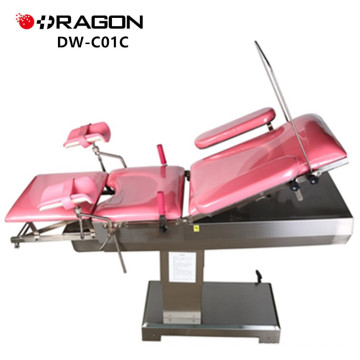 DW-C01C eléctrica silla de parto quirúrgica mesa de operaciones médica eléctrica cama ginecológica